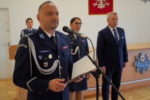 Ślubowanie nowych policjantów