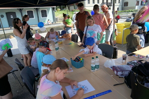 policyjny piknik na Wyspie Młyńskiej