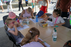 policyjny piknik na Wyspie Młyńskiej