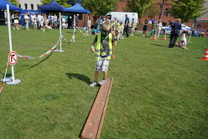 policyjny piknik na Wyspie Młyńskiej