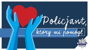 Logo konkursu Policjant, który mi pomógł.