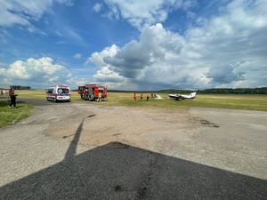 realizacja szkolenia na płycie lotniska