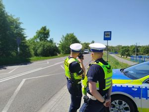 policjanci w trakcie działań