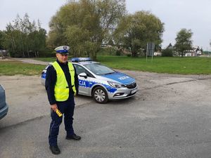 St. asp. Rafał Wojtalik podczas służby.