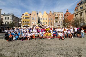 biegacze na rynku