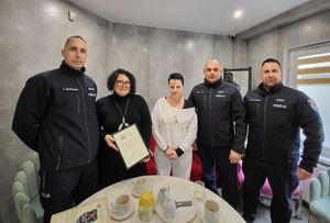 kierownictwo z dyrekcją szkoły
