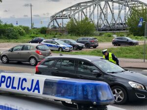 policjanci w trakcie działań