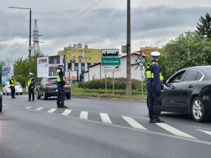 policjanci w trakcie działań